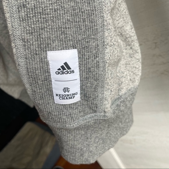 ADIDAS X REIGNING CHAMP fitted GREY zip up - Picture 5 of 5